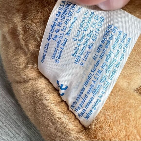 Build A Bear Workshop brown dog with wired ears - Picture 9 of 10